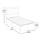 Sauder Cannery Bridge Twin Platform Bed Bf 3a 429350 - alternate 4